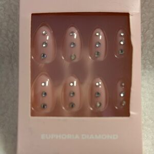 Shrine Euphoria Diamond Press-On Nails - Pink